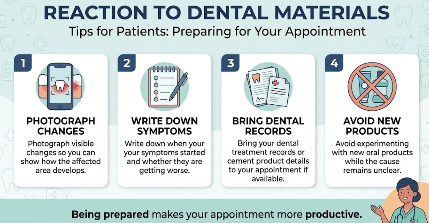 Dental Cement Allergy infographic